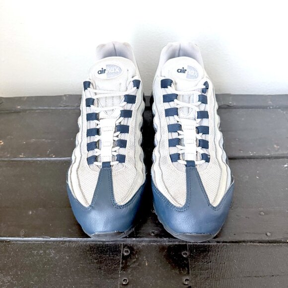 Nike Air Max 95 Essential Armory Blue Men’s Sneakers Size 10.5 – Pre-Owned OG - Picture 2 of 11